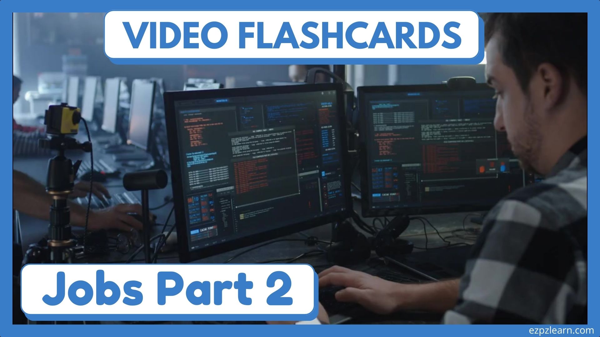 Jobs and Careers Vocabulary Video Flashcards. Video Flashcards for English language learners and kids.